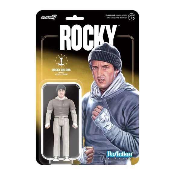 Figurine Super7 ReAction - Rocky Balboa (Street) - Rocky I - PVC